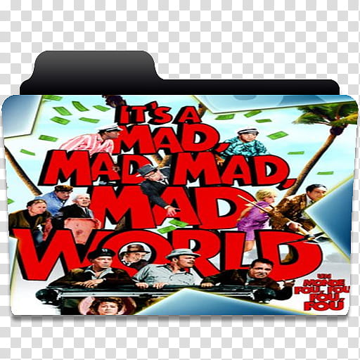 Epic  Movie Folder Icon Vol , It's A Mad Mad Mad World transparent background PNG clipart