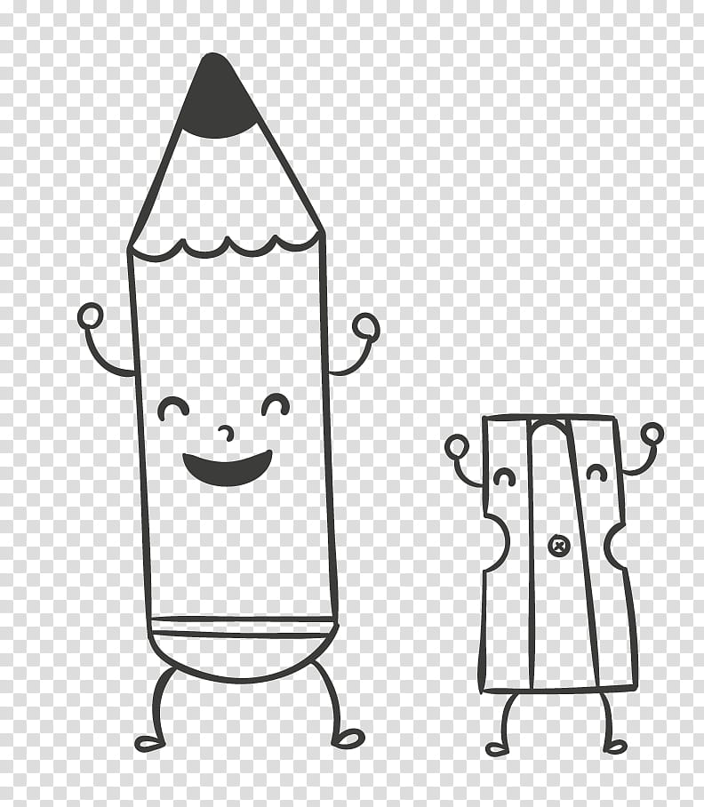 black and white pencil clip art