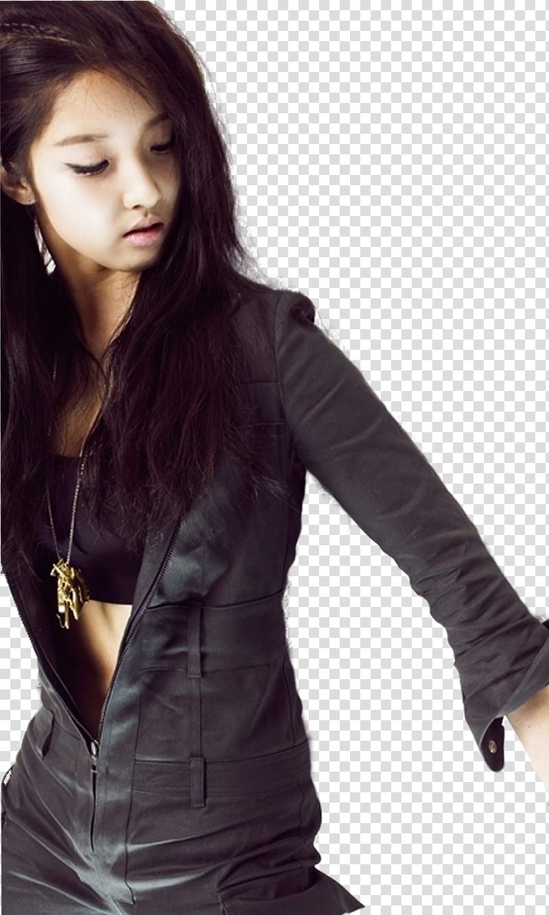 Ji Hyun HUH Minute, woman in black jacket transparent background PNG clipart