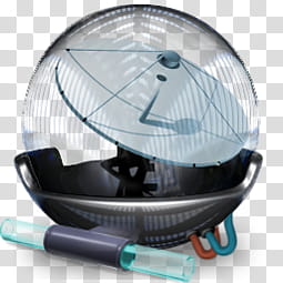 Sphere   , gray satellite dish illustration transparent background PNG clipart
