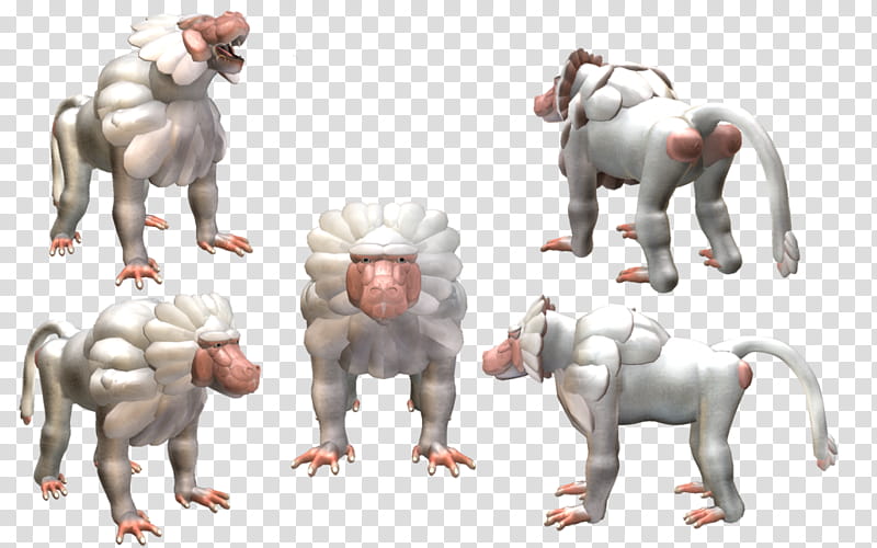 Spore Creature: Hamadryas Baboon transparent background PNG clipart