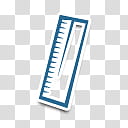 Painting and Drawing icons, i, blue and white ruler illustration transparent background PNG clipart
