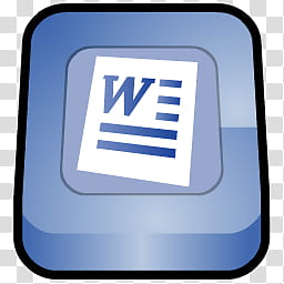 WannabeD Dock Icon age, Microsoft Office Word, Microsoft office Word icon transparent background PNG clipart