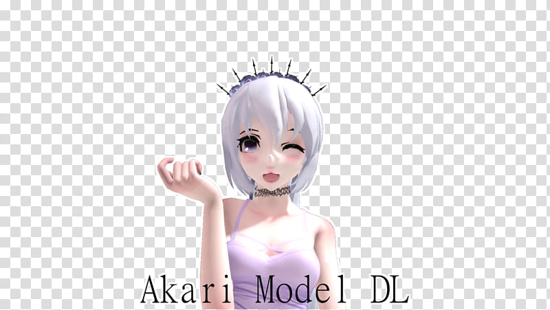 {MMD X OC} Akari Model DL, Akari Model DL transparent background PNG clipart
