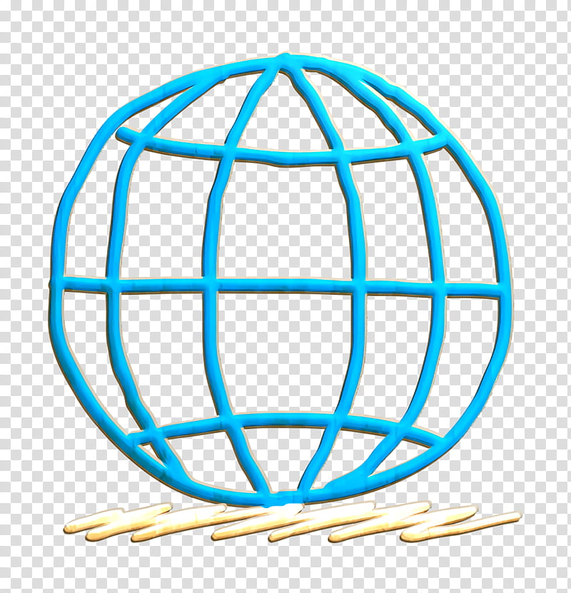 earth icon global icon globe icon, Planet Icon, Sketch Icon, Sketchy Icon, Web Icon, World Icon, Turquoise, Line transparent background PNG clipart