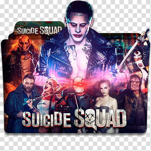 Suicide Squad  Folder Icon Mega Pack, Suicide Scuad v transparent background PNG clipart