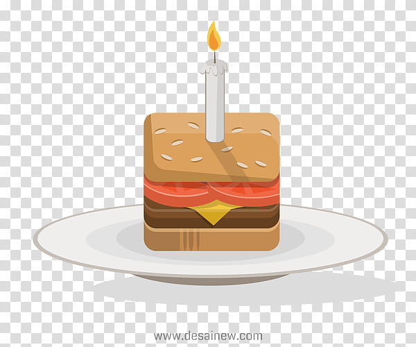 Cartoon Birthday Cake, Birthday
, Hamburger, Chocolate Cake, King Cake, Food, Eating, Candle transparent background PNG clipart