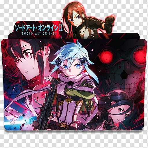 Anime Icon Pack , Sword Art Online II v transparent background PNG clipart