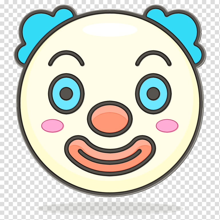 Smiley Face, Clown, Circus, Emoji, Jester, Nose, Cartoon, Facial Expression transparent background PNG clipart