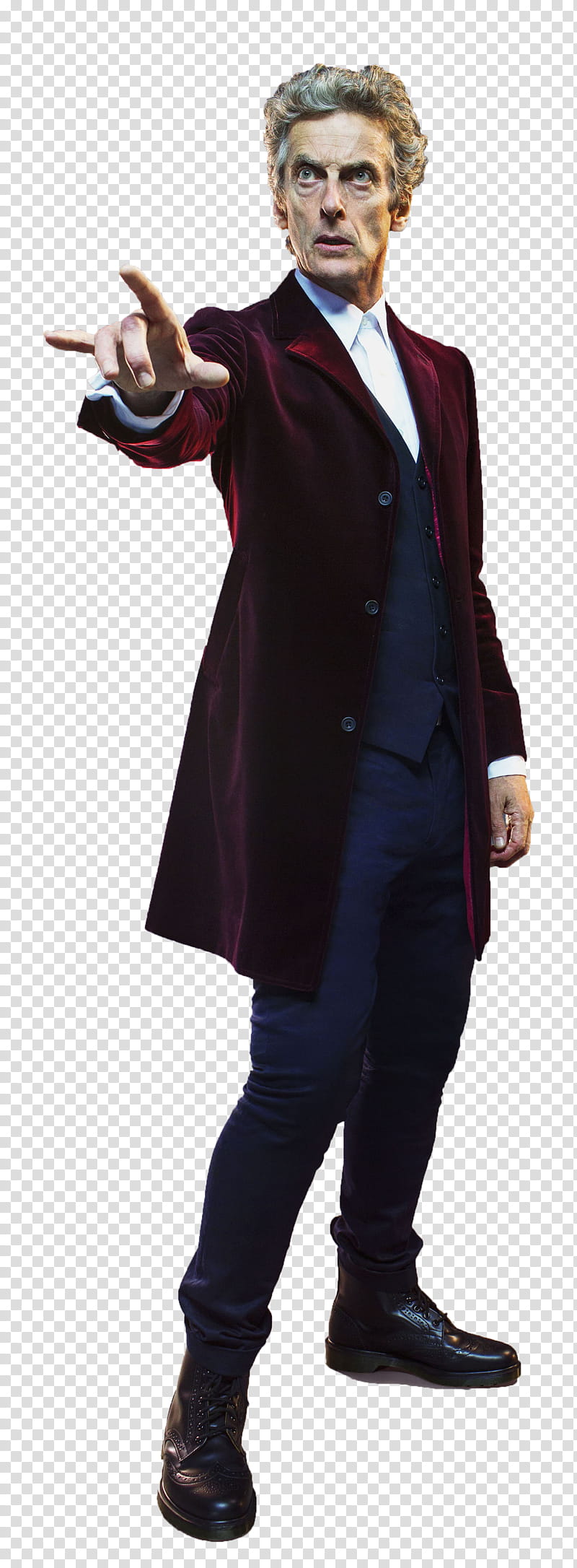 Doctor Who Season , man wearing brown jacket transparent background PNG clipart
