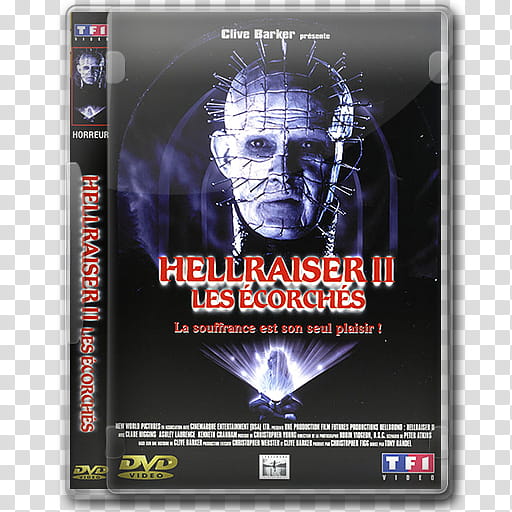 DvD Case Icon Special , Hellraiser II Les Ecorchés DvD Case transparent background PNG clipart