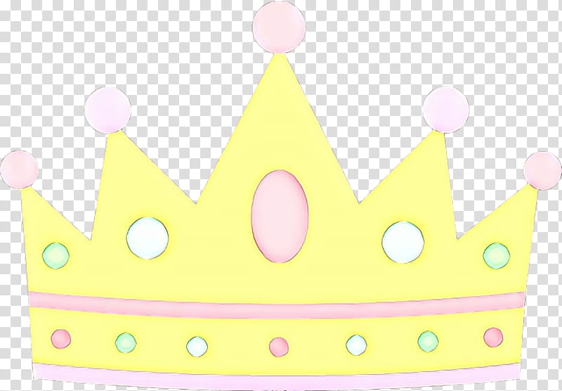 Birthday candle, Crown, Yellow, Pink, Party Supply, Party Hat, Headgear, Cake Decorating transparent background PNG clipart