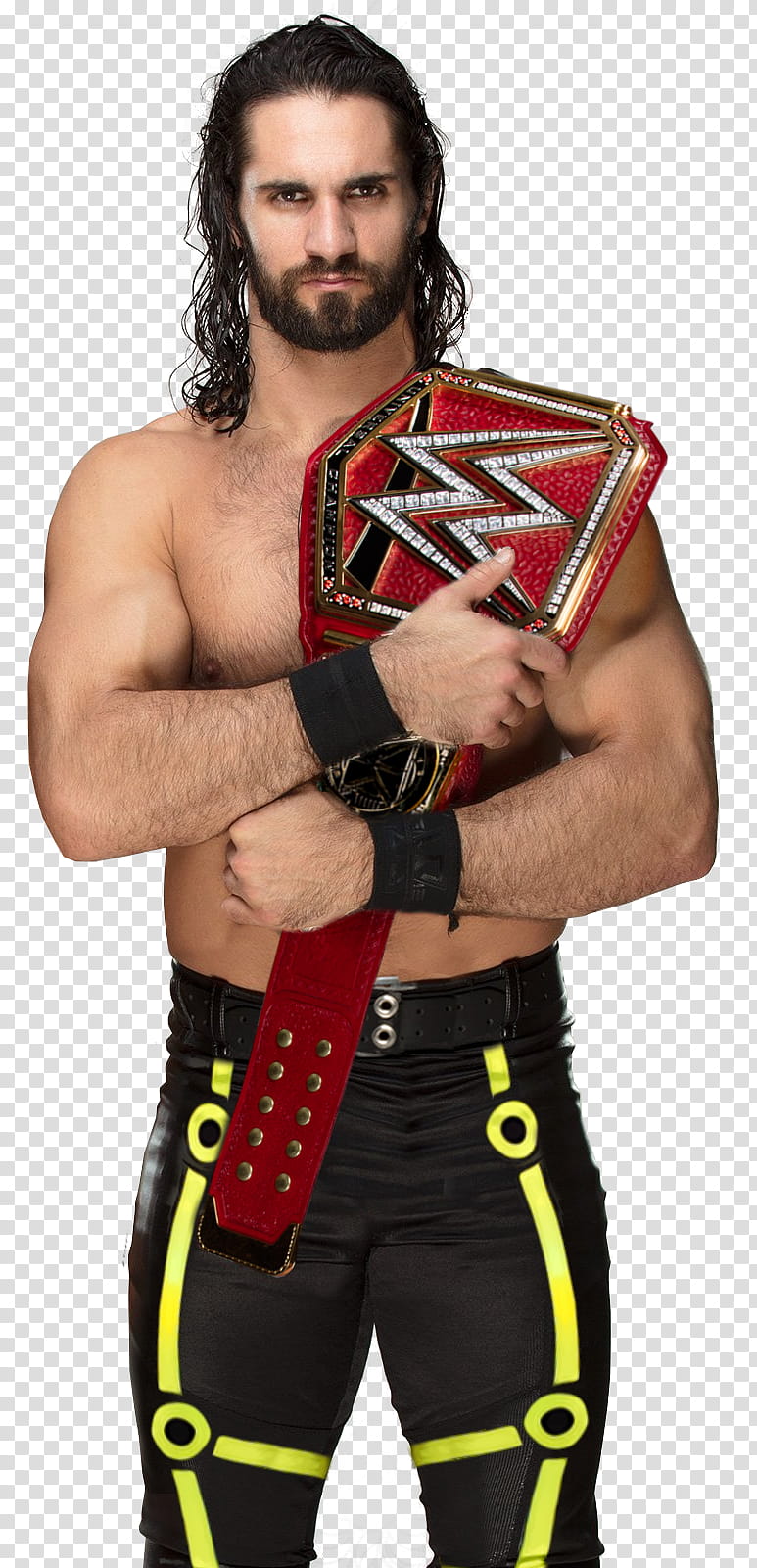 Seth Rollins Universal Champion New Render Transparent Background