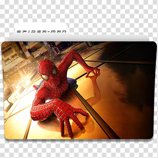 Movie MEGA Folder Icon , spiderman transparent background PNG clipart