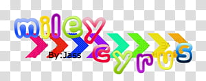 Texto Miley Cyrus transparent background PNG clipart thumbnail