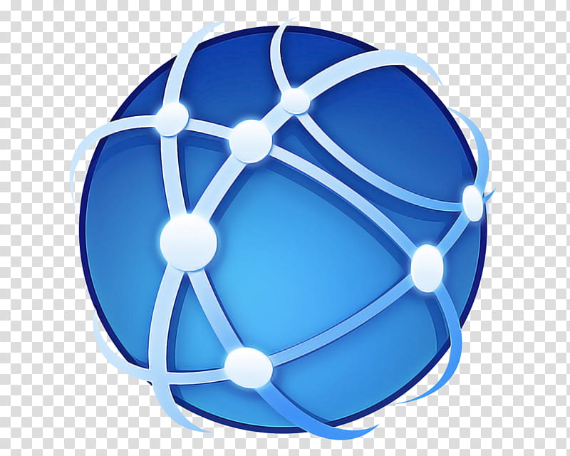 Soccer ball, Blue, Sports Equipment, Net transparent background PNG clipart