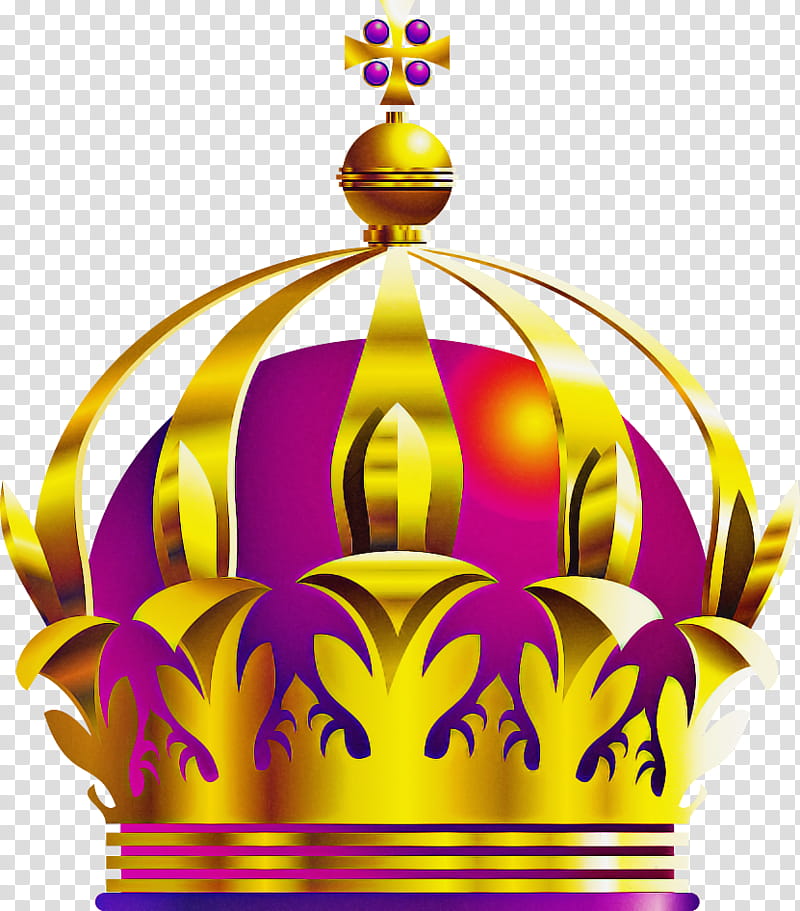 Crown, Purple, Yellow, Violet, Magenta transparent background PNG clipart