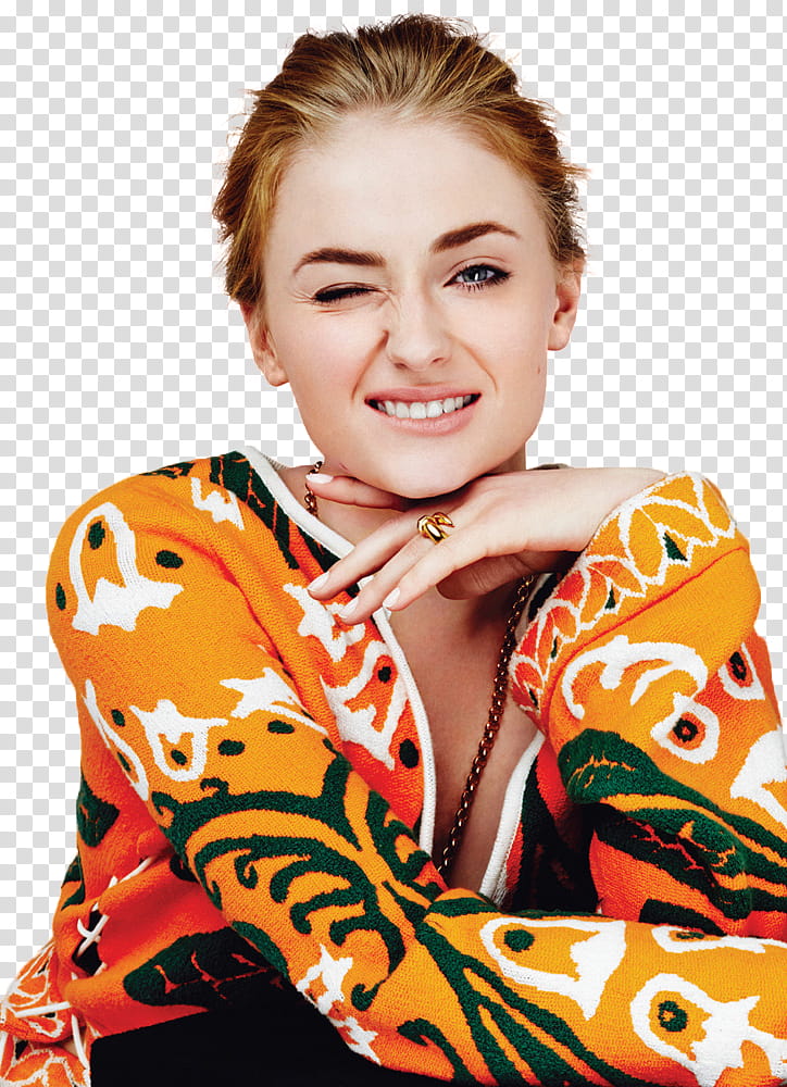 SOPHIE TURNER,  transparent background PNG clipart