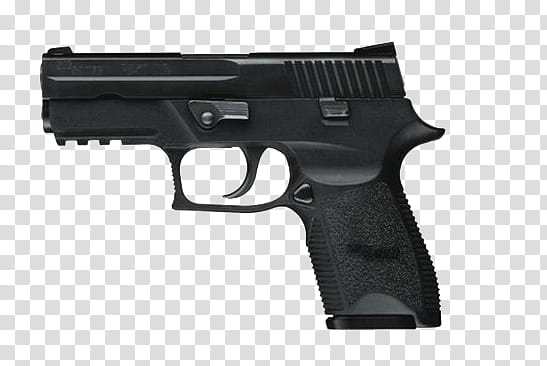 Surprise, black semi-automatic pistol transparent background PNG clipart