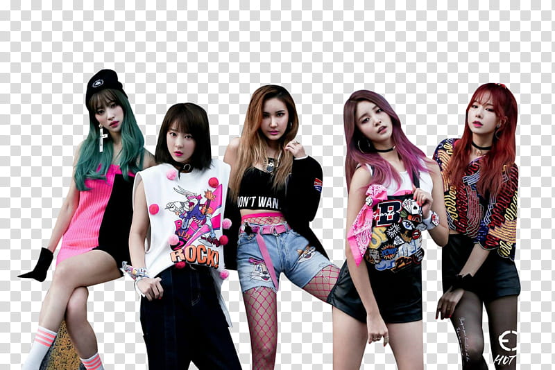 EXID, group of women dancing transparent background PNG clipart