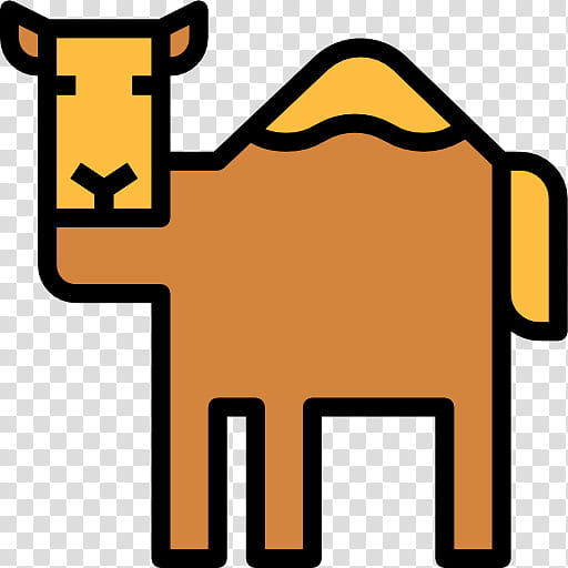 Cattle Yellow, Camel, Animal, Text, Camel Like Mammal, Line, Area, Snout transparent background PNG clipart