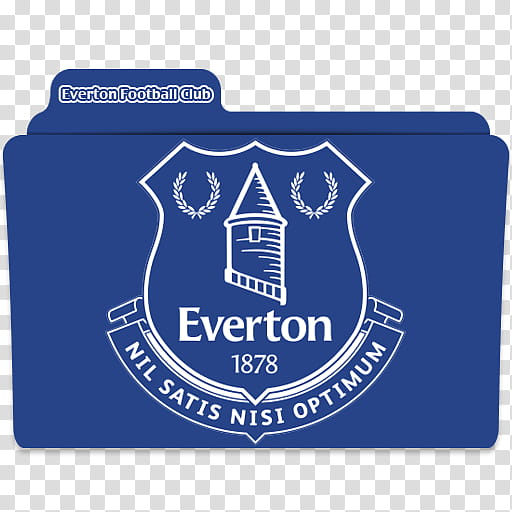 English PL Season Folder Icons , Everton Football Club Folder transparent background PNG clipart