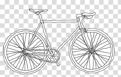 Doodles and Drawing , white road bike illustration transparent background PNG clipart