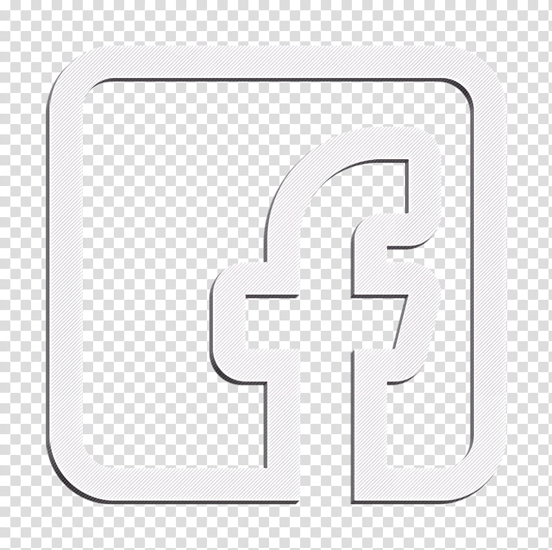 facebook icon media icon share icon, Social Icon, Text, Line, Material Property, Logo, Symbol, Square transparent background PNG clipart