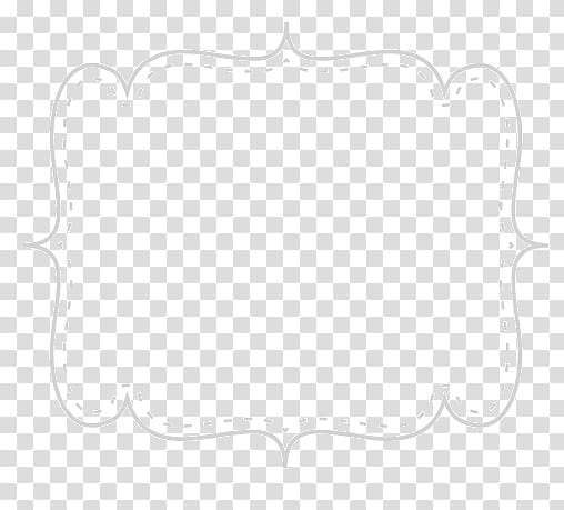 Simple Frames, white border transparent background PNG clipart