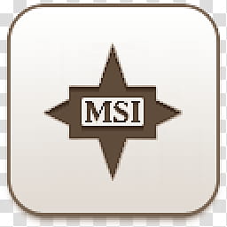 Albook extended sepia , MSI logo transparent background PNG clipart