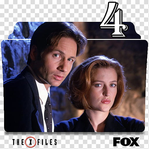 The X Files series and season folder icons, The X-Files S ( transparent background PNG clipart