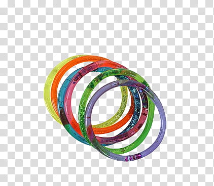 AESTHETIC GRUNGE, multicolored bangle lot transparent background PNG clipart