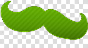 green mustache transparent background PNG clipart