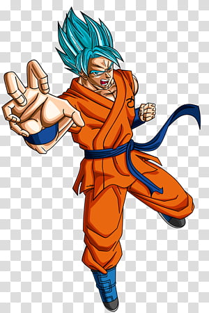 Goku Super Saiyajin Blue Movie transparent background PNG clipart