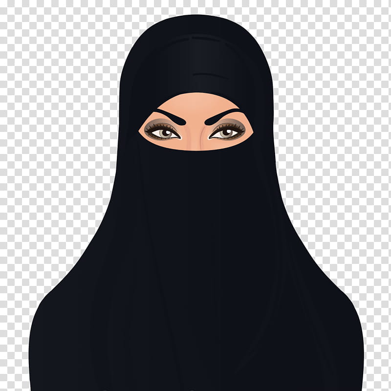 Hijab, Burqa, Woman, Religious Veils, Abaya, Chador, Drawing, Modesty transparent background PNG clipart