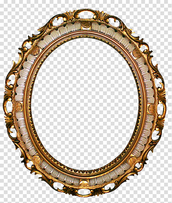 Antique Oval Frames S, Oval Gray And Gold Frame Transparent Background Png  Clipart | Hiclipart