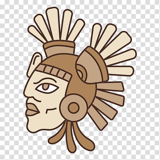 Aztecs, Drawing, History, Cartoon, Head, Hand, Finger, Gesture transparent background PNG clipart