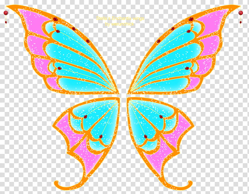 3d, Stella, Roxy, Bloom, Musa, Tecna, Monarch Butterfly, Winx Club Mission Enchantix transparent background PNG clipart