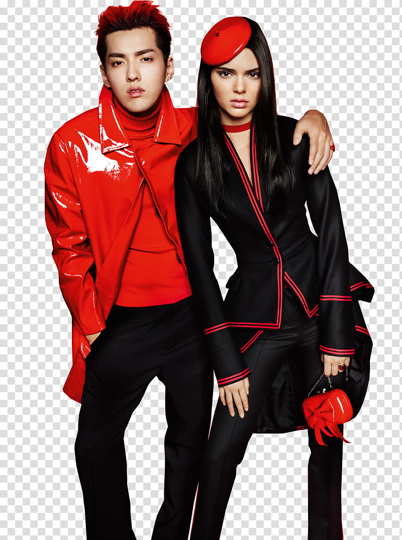 KRIS WU KENDALL JENNER transparent background PNG clipart