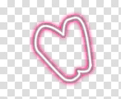 my first Lights, pink heart illustration transparent background PNG clipart