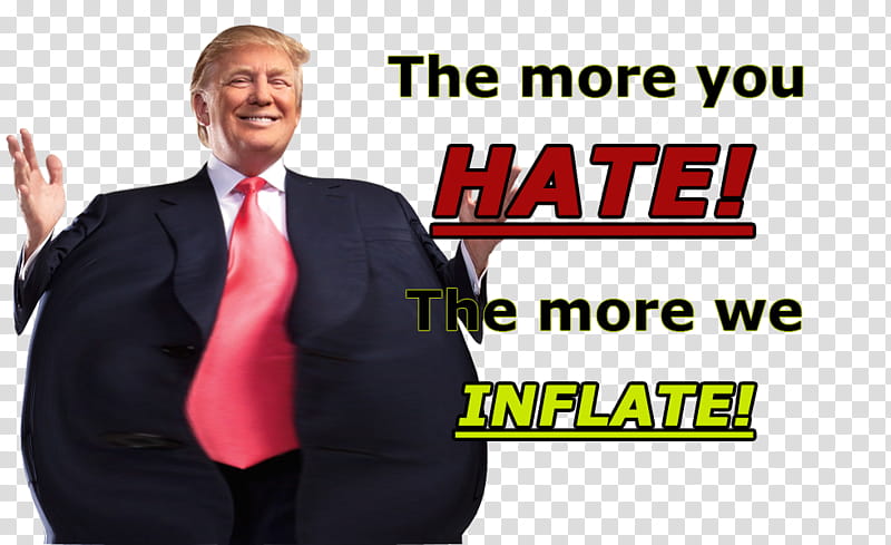 Trump inflates to Make America Great Again! transparent background PNG clipart