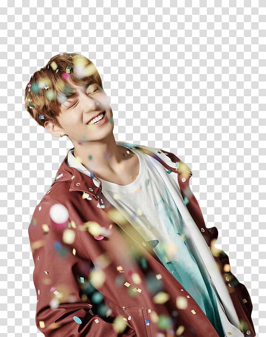 BTS You Never Walk Alone P , man in white shirt with brown jacket smiling transparent background PNG clipart