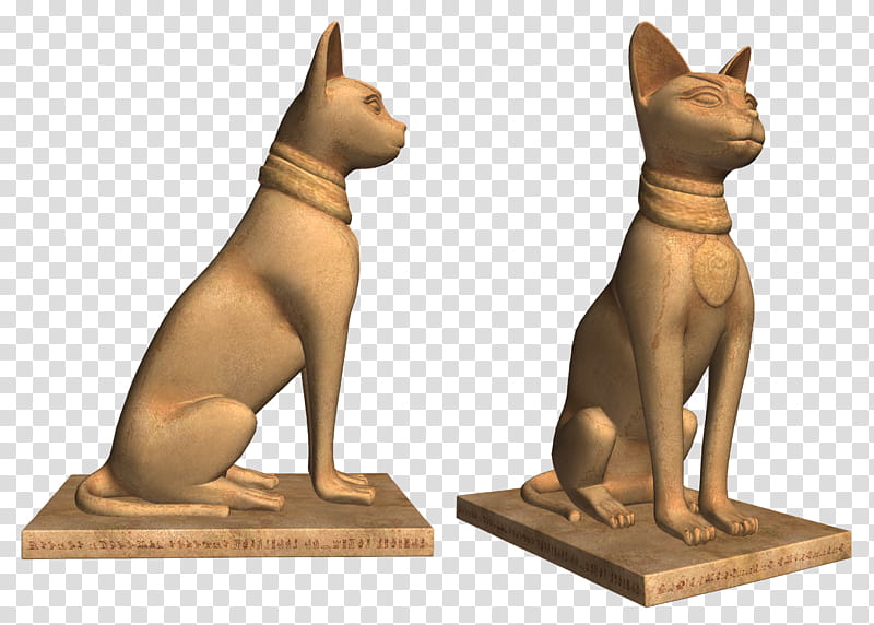 Dog And Cat, Egyptian Mau, Great Sphinx Of Giza, Ancient Egypt, Egyptian Pyramids, Sculpture, Bes, Bastet transparent background PNG clipart