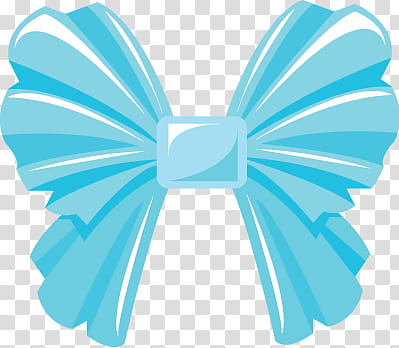 Colorful Bows, blue bow illustration transparent background PNG clipart
