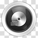 Orbz Application v , gray and black disc icon transparent background PNG clipart