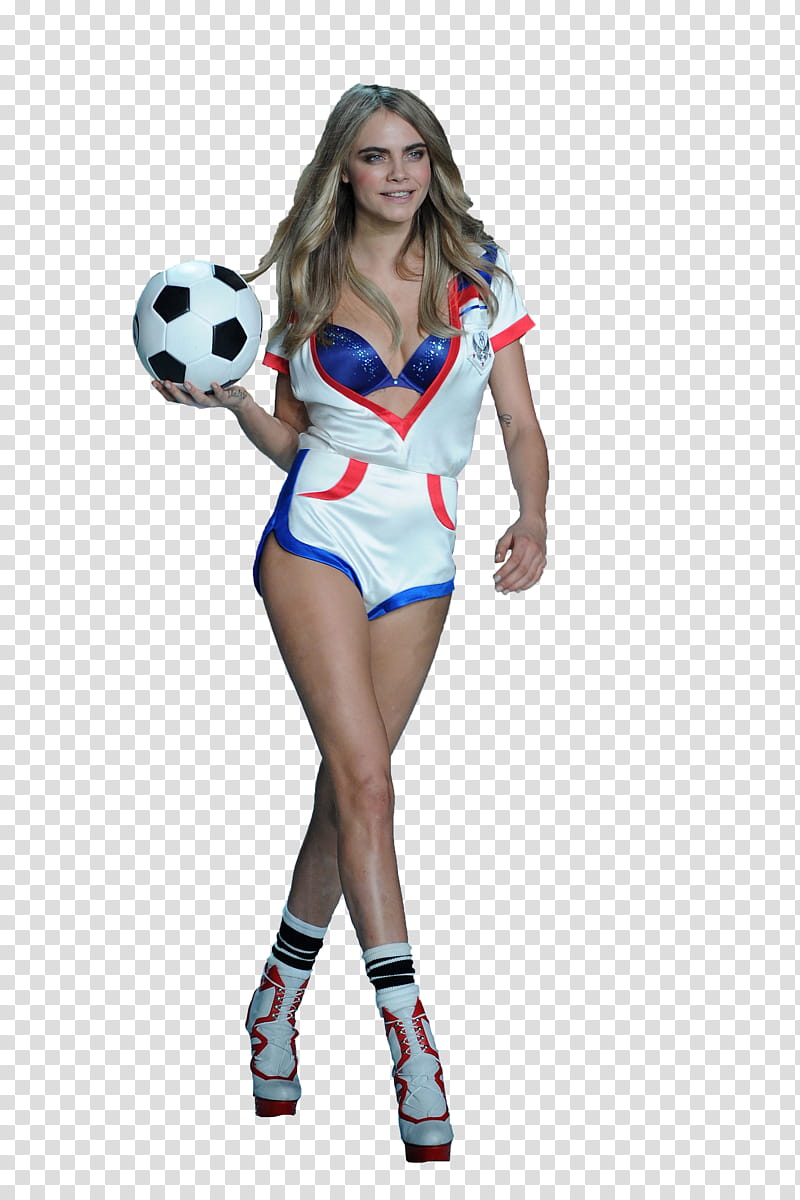 cara delavigne woman holding soccer ball transparent background png clipart hiclipart