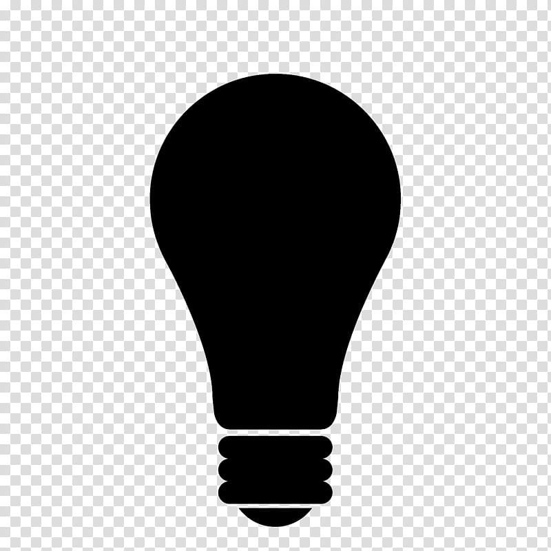 Light Bulb, Silhouette, Incandescent Light Bulb, Page Daccueil, holm, Black, Lighting transparent background PNG clipart