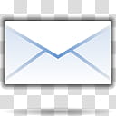 Oxygen Refit, mail, white mailing envelope icon transparent background PNG clipart
