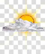 The REALLY BIG Weather Icon Collection, Partly Cloudy with Sleet transparent background PNG clipart
