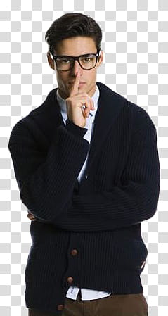 Male Model , man in black coat with black framed eyeglasses transparent background PNG clipart